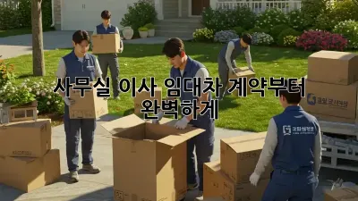 사무실 이사? 임대차 계약부터 완벽하게!